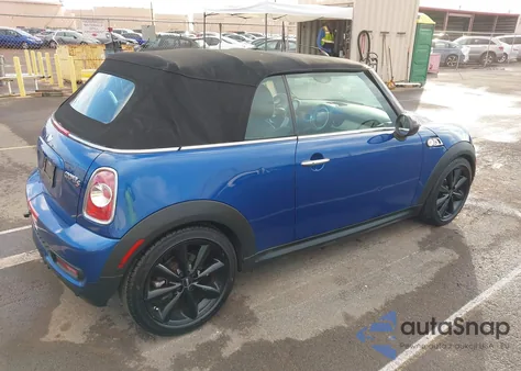 2013 Mini Convertible Cooper S из США, поврежденный, VIN WMWZP3C50DT551140